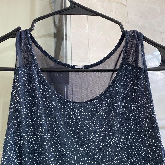 Lululemon Black Polkadot Workout Tank - Picture 3 of 7